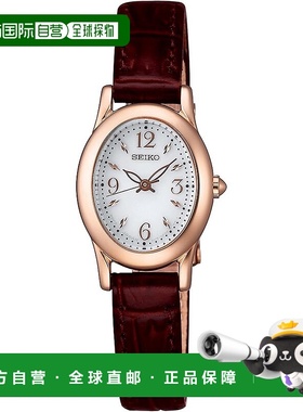 【日本直邮】Seiko精工 女士手表/太阳能 棕色表带 SWFA148新款