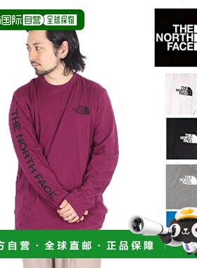 日本直邮North Face 长袖T恤 男款 女款 标志 情侣款 Link Codina