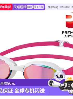 SWANS 游泳镜 带竞赛垫 MIT 镜面型游泳 SR81MPAF-SMRU