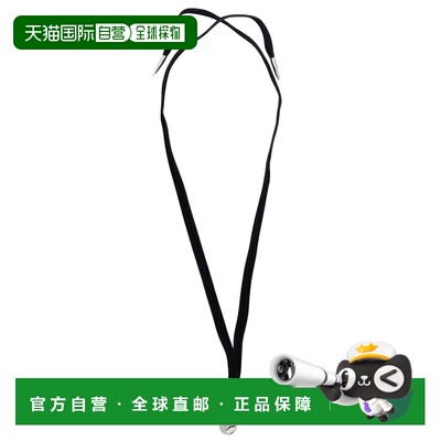 1h可退 日本直邮R.ALAGAN 女士 迷你波洛领圈项链 K4BLACKSILVER