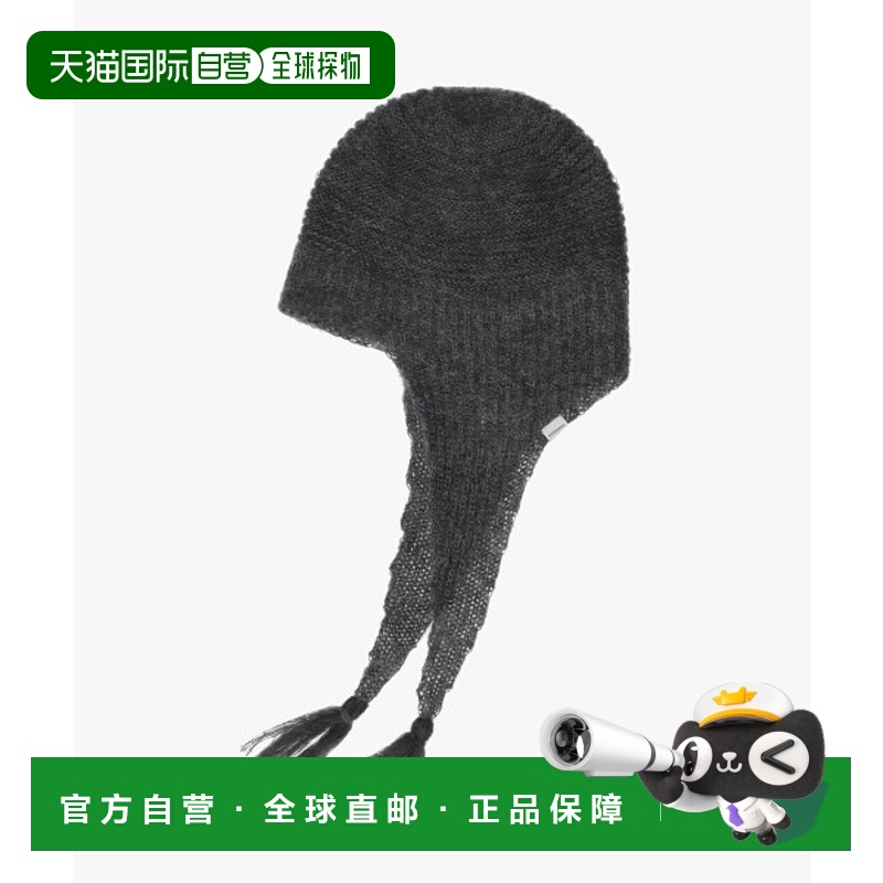 1h可退 日本直邮OVERRIDE 女装 加长耳罩流苏设计针织帽 25409023