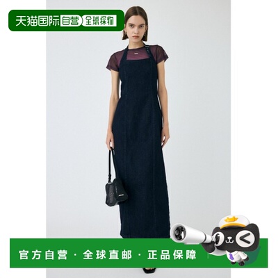 日本直邮MOUSSY 女装 HALTER STRAP联名牛仔裙 修身设计 凉感锁骨