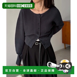 1h可退 日本直邮LE'MAGE 女装 褶皱感针织开衫 LEZ1061105A0008