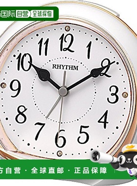 【日本直邮】RHYTHM 闹钟 リフレR665 8RE665SR13 粉色 卧室 房间