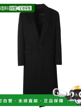日本直邮CELINE 赛琳 羊毛大衣 切斯特菲尔德大衣 黑色 女士2m73c