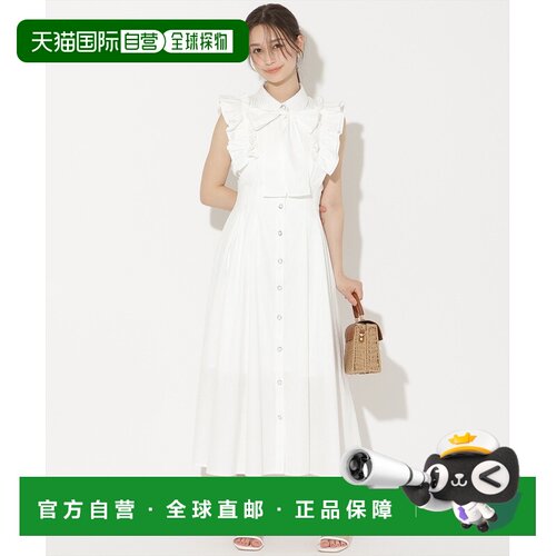 1h可退 日本直邮WILLSELECTION 女装 荷叶边袖蝴蝶结衬衫连衣裙 2