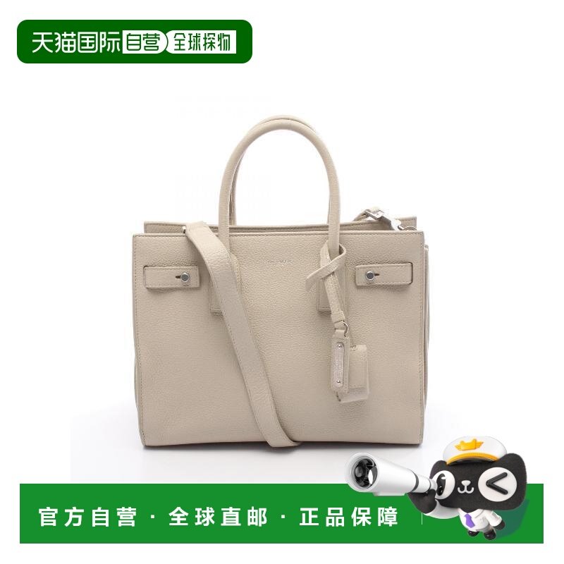日本直邮中古YSL圣罗兰女包B级9新Handbag手包牛皮斜挎包浅褐色BR,箱包皮具/热销女包/男包,通用款女包,淘宝优惠券,粉丝福利购,淘宝优惠卷