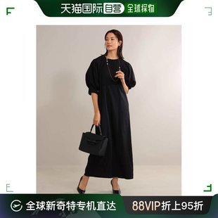 Luxe BEAMS 女士春夏典雅蓬袖 腰线设 日本直邮Demi 连衣裙 调整式