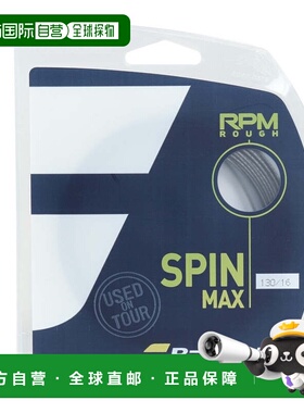 日本直邮BABOLAT RPM ROUGH 130硬式网球拍线 [241140130GY] 灰色