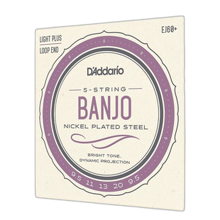 【日本直邮】D'Addario达达里奥EJ60+班卓琴弦LightPlus5弦.0095-