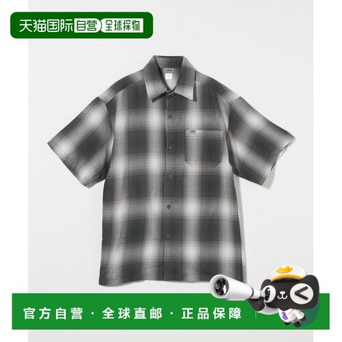 日本直邮CalTop 条纹短袖衬衫