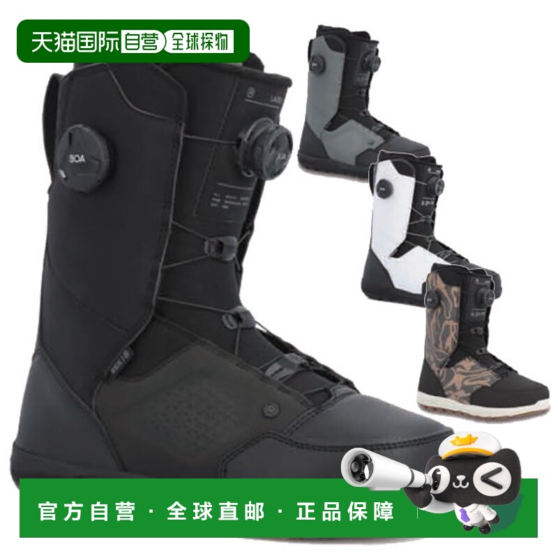 日本直邮RIDE Ride LASSO 双 Boa 男女靴子热成型滑雪板 2022 年