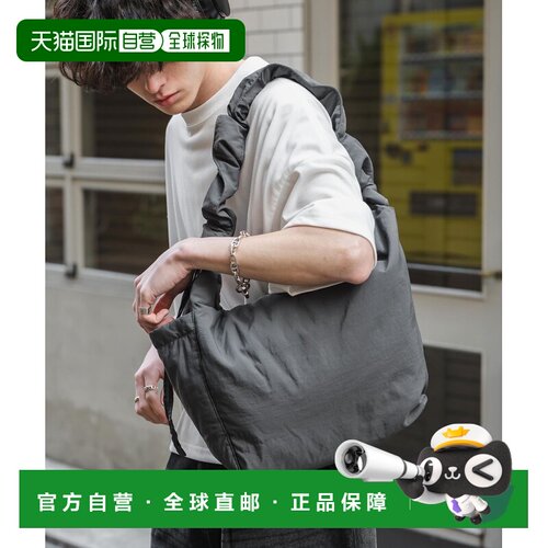 Rocky Monroe 男女同款 尼龙褶皱斜挎肩背包 1552 【付后1h可退】