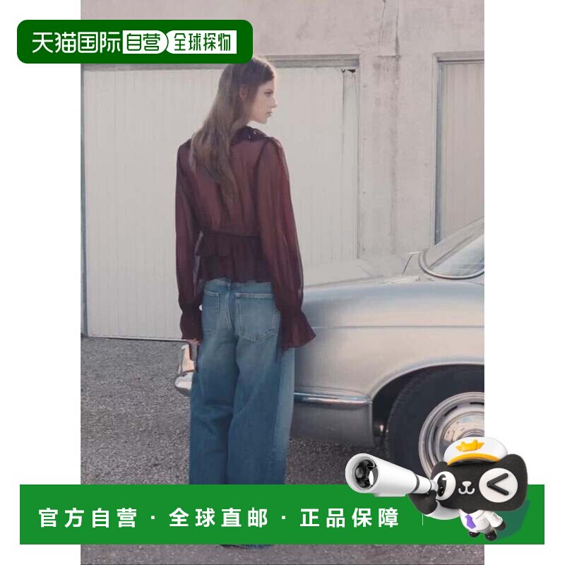 日本直邮MANGO 衬衫 深棕色