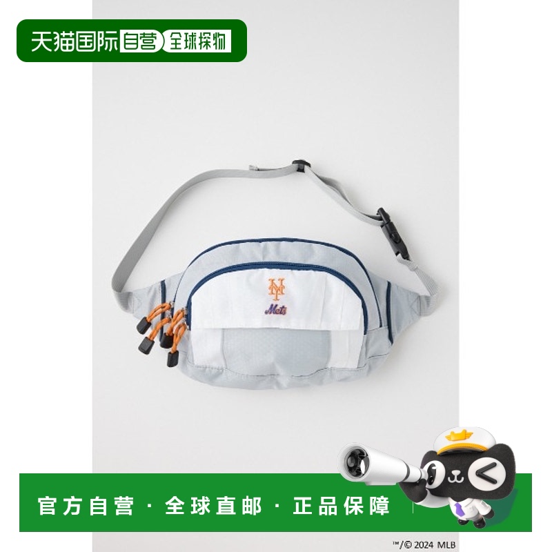 1h可退 日本直邮MOUSSY MLB系列女士刺绣腰包 010HAL016461