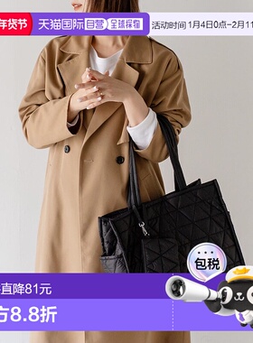 日本直邮VitaFelice 带口袋绗缝大托特包 [V04517AW04092] 包包