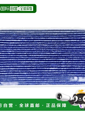 【日本直邮】西海陶器波佐见烧浅餐盘23.5cm蓝色条纹32570