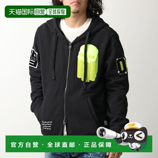 日本直邮HYDROGEN COLLEGE 全拉链连帽衫 MZ0002 男士拉链卫衣带0
