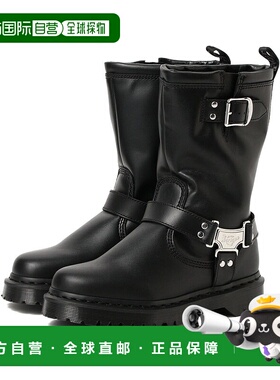 1h可退 日本直邮Dr.Martens 女士 ANISTONE HI 铆钉中筒靴 金属环