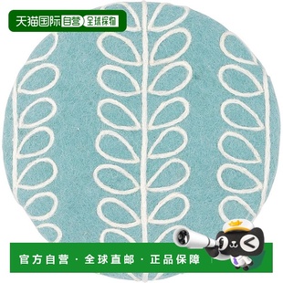 Nepal 厨房花盆架 蓝色 羊毛毡 丸真 手工制作 厚实 日本直邮