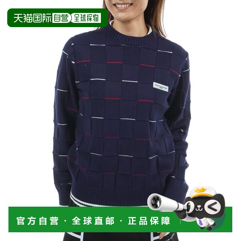 日本直邮TOMMY HILFIGER GOLF 女士棉花糖触感圆领针织高尔夫服装