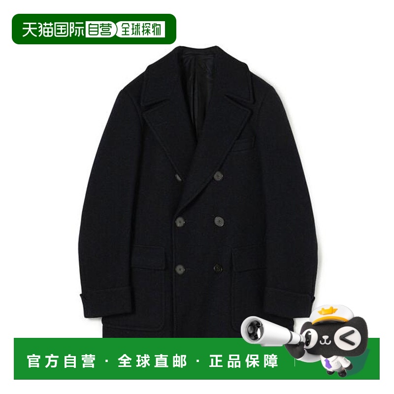 1h可退 日本直邮TOMORROWLAND 高级设得兰羊毛短款Polo大衣