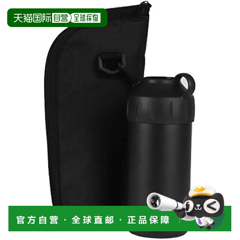 【日本直邮】Pearl Metal珍珠金属 水瓶罩 500/600ml用 黑AZ-5093