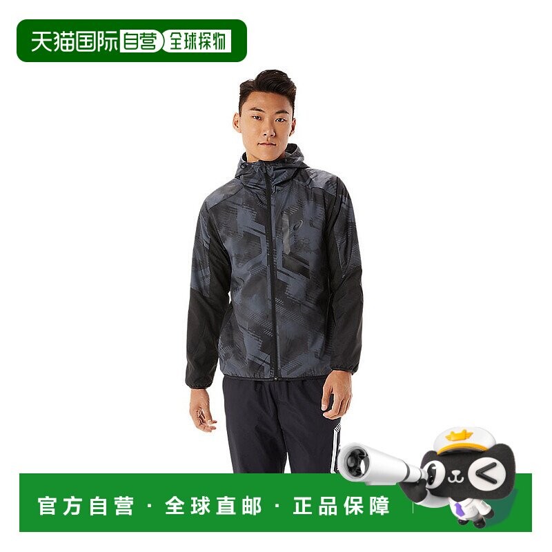 日本直邮 ASICS LIMO里布针织图形运动连帽衫 训练服 运动上衣 [2