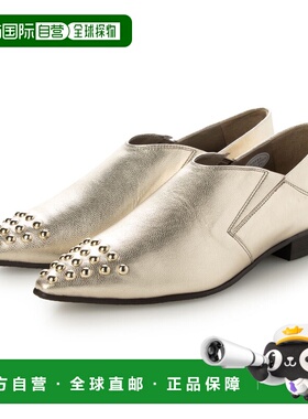 日本直邮日本直邮RABOKIGOSHI  2cm 尖头双向铆钉鞋（铂金色）