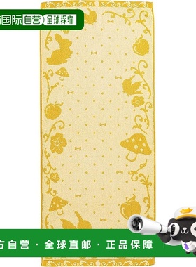 【日本直邮】丸真 迪士尼白雪公主面巾 34 x 80cm 可爱黄色连衣裙