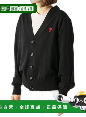 日本直邮AMI PARIS 女士上衣 红色 ADC 开衫 BFFKC111