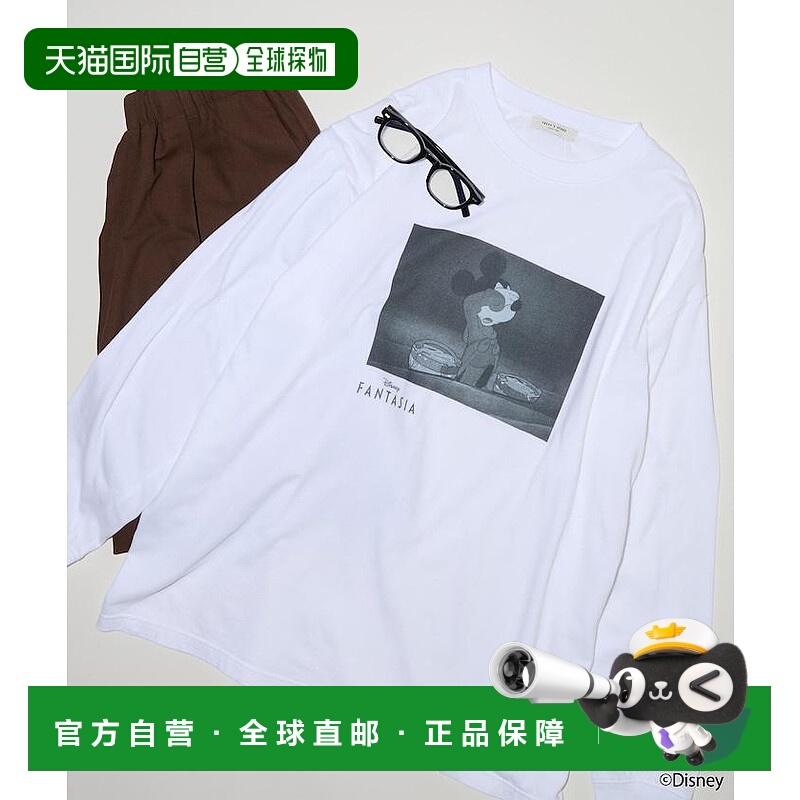 1h可退 日本直邮FREAK'S STORE 男士 全棉长袖T恤 迪士尼联名 单