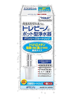 日本直邮TORAY 交換用滤芯 TreVino PT 1个装 净水
