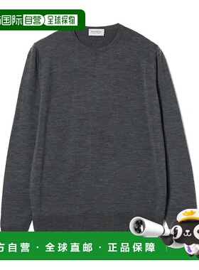 1h可退 日本直邮JOHN SMEDLEY男士SCANLAN 30针羊毛圆领针织衫 秋