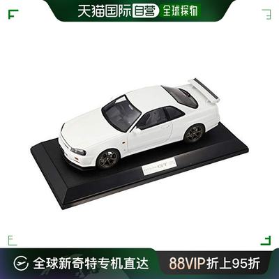 【日本直邮】1/18 日产 Skyline GT-R V Spec 1999白色模型车