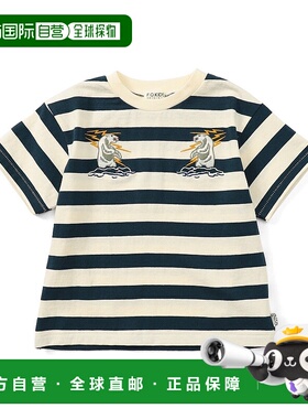 1h可退 日本直邮F.O.KIDS 儿童版ALASKA印花短袖T恤 R207105