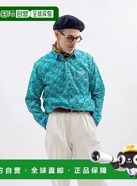 1h可退 日本直邮河谷衬衫 Leaps 植物主题全印花长袖衬衫 k243110