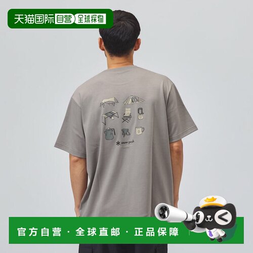 日本直邮雪峰户外休闲短袖T恤 GearPrinted S/S Tshirt AL0261TS0