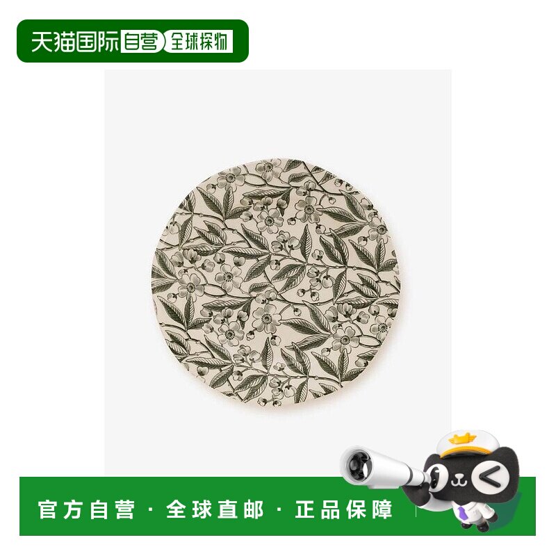 日本直邮日潮 AfternoonTea盘子19cm/绿色普尔纳斯/Burleigh HB24