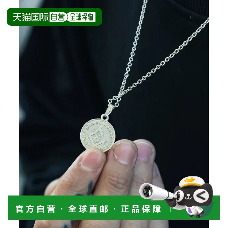 1h可退 日本直邮Subciety品牌男女同款MARIA COIN项链 真鍮材质