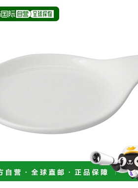 【日本直邮】Bredemeijer 茶包/滤茶器托盘 白色 约11×8cm