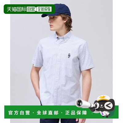 日本直邮ONWARD J.PRESS MEN 新款 BULLDOG BOY 牛津纺短袖衬衫 B