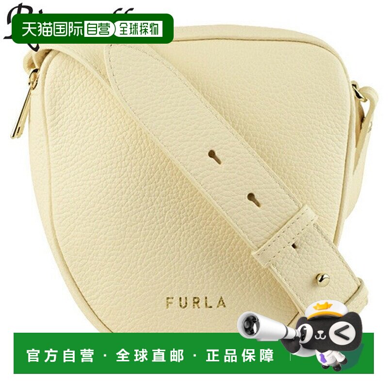 日本直邮FURLA 单肩包 wb00241hsf000per00 米色 金属配件 金色