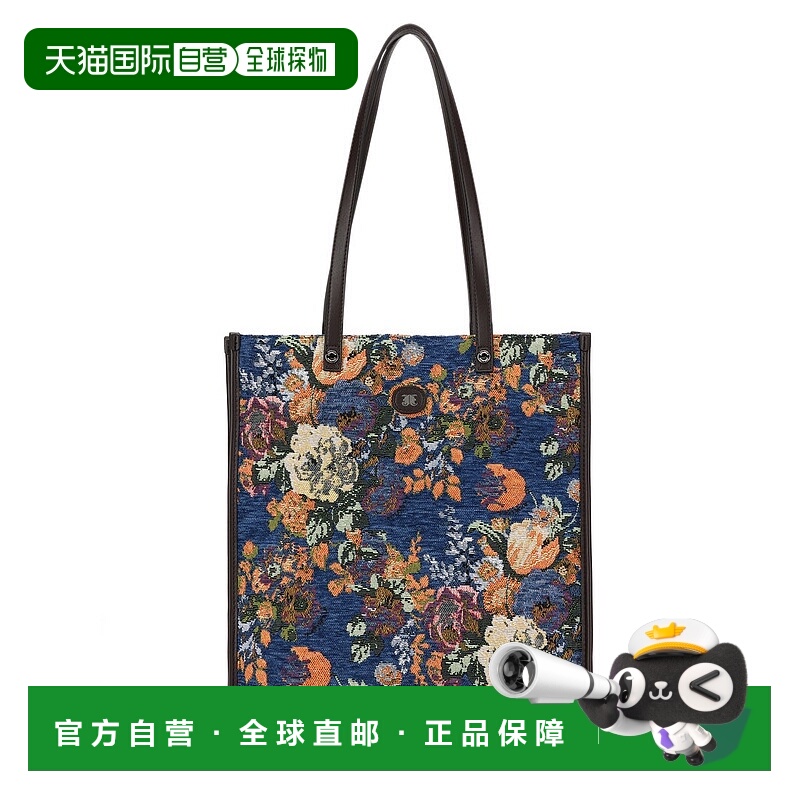 日本直邮Ungrid 戈布兰花卉扁平托特包 [U02348AW024668]