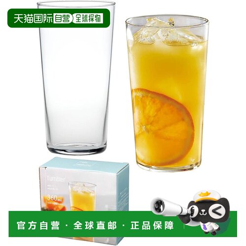【日本直邮】TOYO SASAKI GLASS东洋佐佐木透明玻璃杯长款360ml2