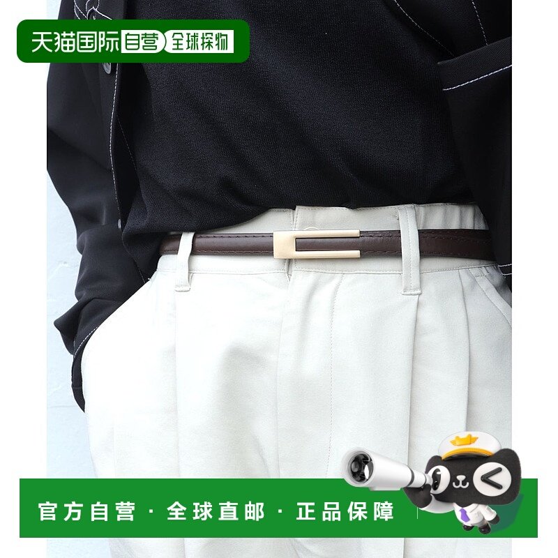 日本直邮florge 框架C扣细PU皮革腰带 FL8218EW08551 腰带,箱包皮具/热销女包/男包,手拿包,淘宝优惠券,粉丝福利购,淘宝优惠卷