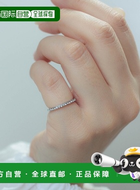 1h可退 日本直邮ebine女士316L不锈钢半永恒小指戒指 heprg