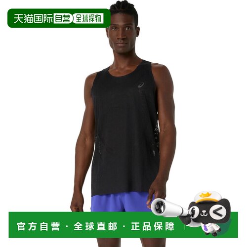 日本直邮ASICS ACTIBREEZE™ 透气圆领纯色背心 男款