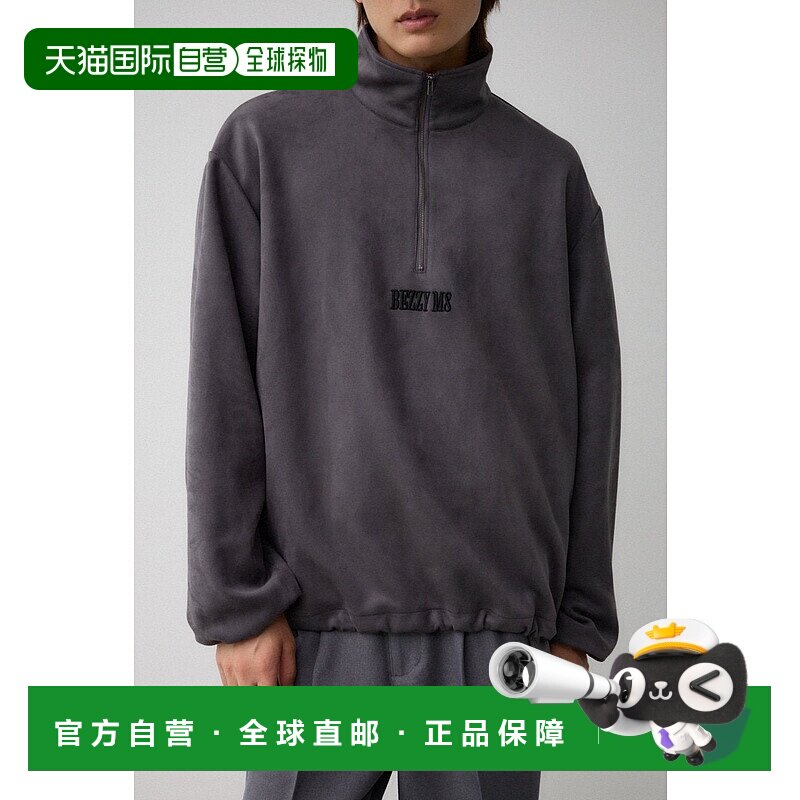 日本直邮MOUSSY Fake Sweat Half Zip半拉链上衣