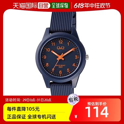 【日本直邮】Citizen西铁城 彩色手表防水聚氨酯皮带V01A-019VK蓝